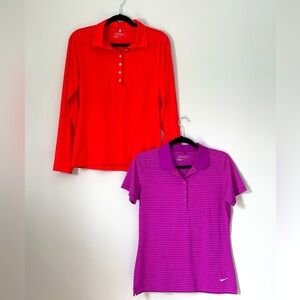Women’s Nike golf polos